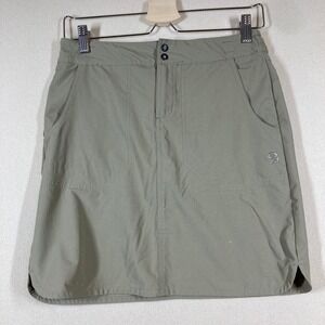 Mountain Hardwear Skirt Sz 2 Tan‎ Pockets Outdoor Gorpcore Walk Hike Camp